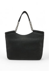 LOVE MOSCHINO Borsa a spalla Donna Nero Logo Argento JC4031PP1MLT000B-PE25