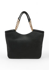 LOVE MOSCHINO Borsa a spalla Donna Nero Logo OroJC4031PP1MLT0000-PE25
