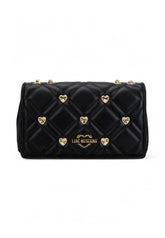 LOVE MOSCHINO Borsa Tracolla Donna Nero Borchie Oro JC4120PP1MLI0000-PE25