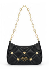LOVE MOSCHINO Borsa Tracolla Donna Nero Borchie Oro JC4121PP1MLI0000-PE25