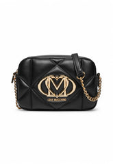 LOVE MOSCHINO Borsa Tracolla Donna Nero Oro JC4038PP1MLC0000-PE25