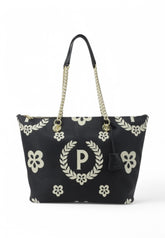POLLINI Borsa Shopper Donna Nero Bianco TE8410PP02Q1E00A-PE25