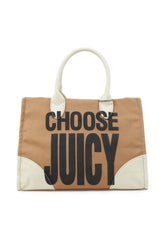 JUICY COUTURE Borsa a mano Donna Marrone Beige BEJIR8830WCONC1-PE25