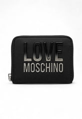 LOVE MOSCHINO Portafogli Donna Nero Argento JC5732PP0MKD000B-PE25