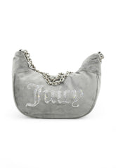 JUICY COUTURE Borsa A Spalla Donna Grigio Strass BEJQL8764WPOPG3-AI26-PG3