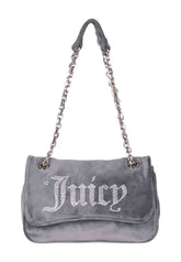 JUICY COUTURE Borsa A Spalla Donna Grigio Strass BEJQL8762WPOPG3-AI26-PG3