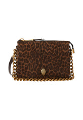 KURT GEIGER Borsa Tracolla Donna Marrone Animalier 3571935289-AI26