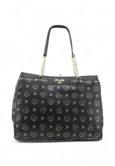 POLLINI Borsa Shopper Donna Nero Beige TE8541PP0NQ2C00A-AI26