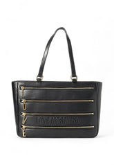 LOVE MOSCHINO Borsa Shopper Donna Nero Oro JC4342PP0NKA0000-AI26