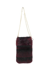 VIA MILANO 21 Olivia Borsa Tracolla Donna Bordeaux Nero OLIVIABON-AI26