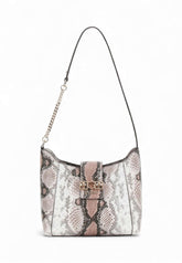 GUESS Borsa A Spalla Donna Bianco Grigio Rosa HWKG9891010-AI26-LTM
