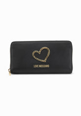 LOVE MOSCHINO Portafogli Donna Nero Oro JC5505PP1OLQ0000-PE26