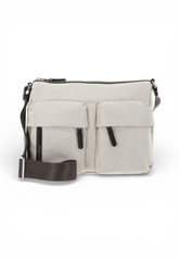 MANDARINA DUCK Borsa Tracolla Donna Bianco Marrone P10VCT18-PE26-591