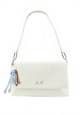 SUN68 Borsa A Spalla Donna Bianco Y36214-PE26-31