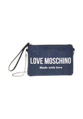 LOVE MOSCHINO Borsa Pochette Donna Blu Denim JC4060PP1OLG170A-PE26