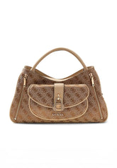 GUESS Borsa A Mano Donna Beige Marrone HWJG8362060-PE26-LTL