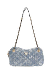 GUESS Borsa A Spalla Donna Azzurro Argento HWDG9673090-PE26-MTD