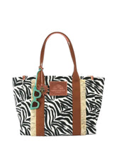 KURT GEIGER Borsa Shopper Donna Animalier Multicolore 2043401069-PE26