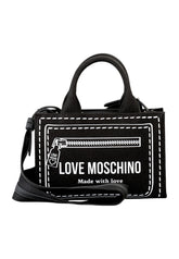 LOVE MOSCHINO Borsa A Mano Donna Nero Bianco JC4051PP1PLK100A-AI27