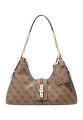 GUESS Borsa A Spalla Donna Beige Marrone HWSG2378010-AI27-LTL