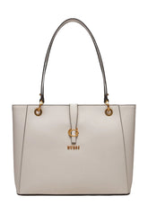 GUESS Kuba Borsa Noel Tote Donna Stone Bianco VA932925