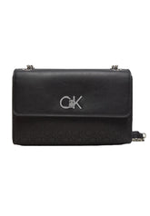 CALVIN KLEIN Re-Lock Borsa Donna Black Jaquard K60K612641