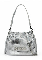 LOVE MOSCHINO Borsa a mano Donna Argento Strass JC4138PP1MLL196B-PE25
