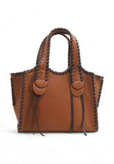 CHEBAG Borsa Donna Cuoio Moro SUSY