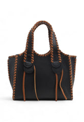 CHEBAG Borsa Donna Nero Beige SUSY