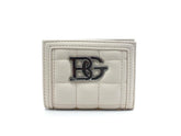 BLUGIRL Blumarine Portafoglio Bifold Logo Zip Beige Alabaster PA2028E0002 - Sandrini Calzature e Abbigliamento