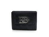 BLUGIRL Blumarine Portafoglio Bifold Logo Zip Nero Black PA2028E0002 - Sandrini Calzature e Abbigliamento