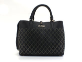 GUESS Amara Satchel Borsa Traforata Black XG849306 - Sandrini Calzature e Abbigliamento