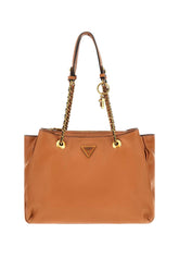 GUESS Becci Borsa Satchel Cognac Marrone VB878209 - Sandrini Calzature e Abbigliamento