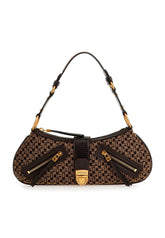 GUESS Belle Vintage Borsa Shoulder Brown Logo JK896618 - Sandrini Calzature e Abbigliamento