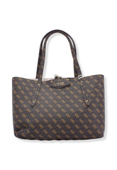 GUESS Borsa Con Pochette Eco Brenton Brown Logo ESG839023 - Sandrini Calzature e Abbigliamento