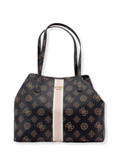 GUESS Borsa Con Pochette Vikky Tote Marrone Mocha Logo BP699523 - Sandrini Calzature e Abbigliamento