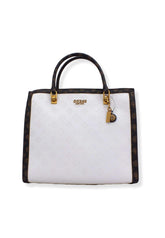 GUESS Borsa Tracolla Abey Tote White Logo Multi PB855823 - Sandrini Calzature e Abbigliamento