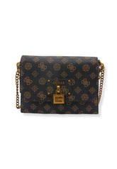 GUESS Borsa Tracolla Centre Stage Crossbody Marrone Mocha Logo PB850478 - Sandrini Calzature e Abbigliamento