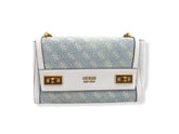 GUESS Borsa Tracolla Katy Azzurro Denim Logo DA787019 - Sandrini Calzature e Abbigliamento