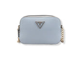 GUESS Borsa Tracolla Noelle Crossbody Camera Double Azzurro Pale Cloud ZG787914 - Sandrini Calzature e Abbigliamento