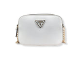 GUESS Borsa Tracolla Noelle Crossbody Camera Double White ZG787914 - Sandrini Calzature e Abbigliamento
