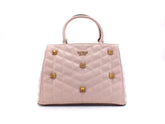 GUESS Brera Borsa Satchel Triple Borchie Rosa Almond QB840406 - Sandrini Calzature e Abbigliamento