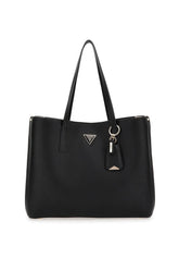 GUESS Eco Angy Borsa Socety Tote Black EVG896523 - Sandrini Calzature e Abbigliamento