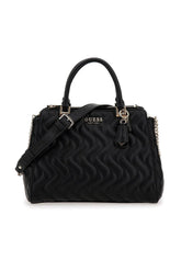 GUESS Eco Mai Borsa Socety Satchel Black EQG896906 - Sandrini Calzature e Abbigliamento