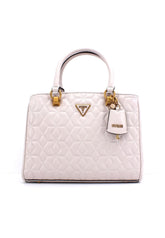GUESS Elenia Borsa Satchel Stone QB867706 - Sandrini Calzature e Abbigliamento