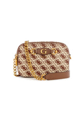 GUESS Izzy Tracolla Camera Bag Brown Logo JB865414 - Sandrini Calzature e Abbigliamento