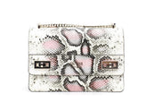GUESS Katey Flap Borsa Pitonata Yellow Python KG787021 - Sandrini Calzature e Abbigliamento