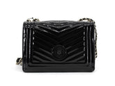 GUESS Lida Flap Borsa Vernice Black Patent TG812721 - Sandrini Calzature e Abbigliamento
