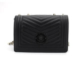 GUESS Lida Flap Trapuntata Borsa Black VG812721 - Sandrini Calzature e Abbigliamento