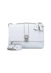 GUESS Regilla Tracolla Crossbody White QO876221 - Sandrini Calzature e Abbigliamento